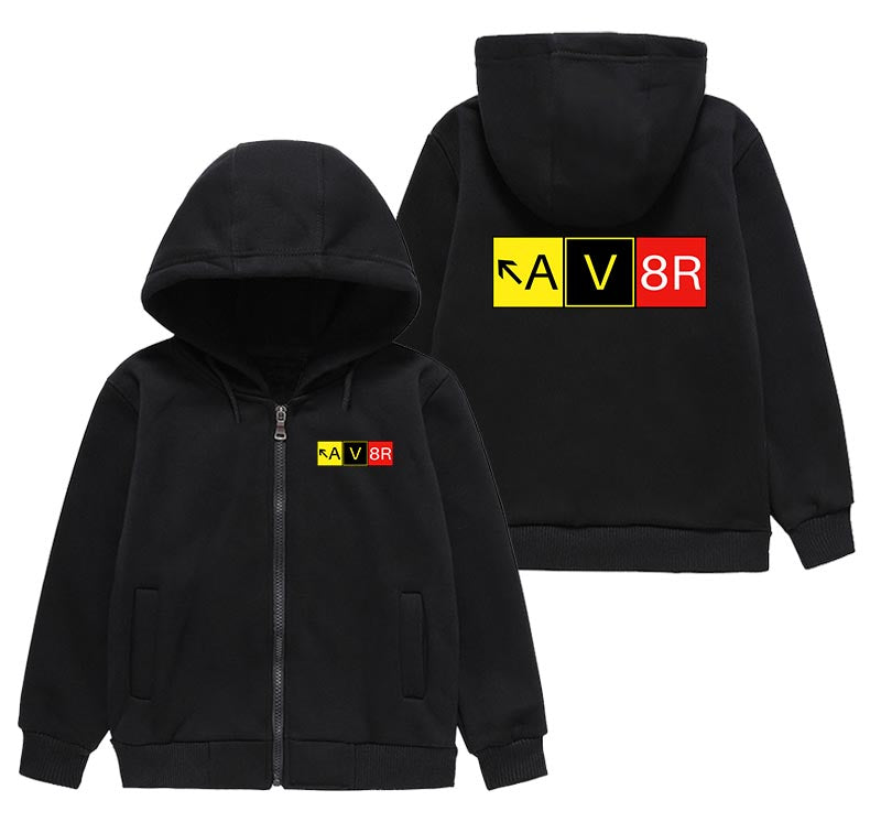 AV8R Designed "CHILDREN" Zipped Hoodies