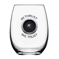 Thumbnail for In Thrust We Trust Designed Beer & Water Glasses