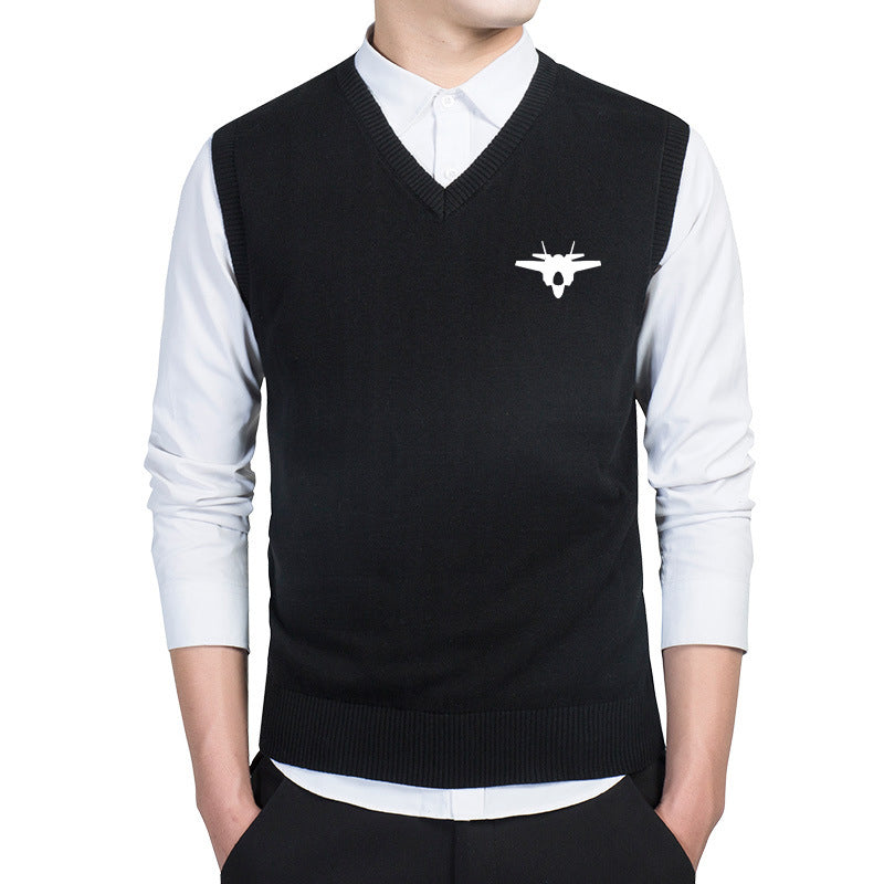 Lockheed Martin F-35 Lightning II Silhouette Designed Sweater Vests