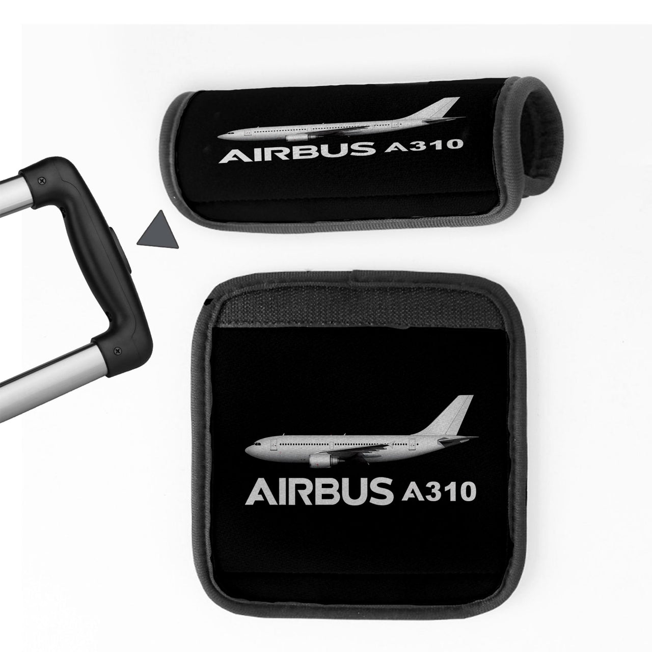 The Airbus A310 Designed Neoprene Luggage Handle Covers