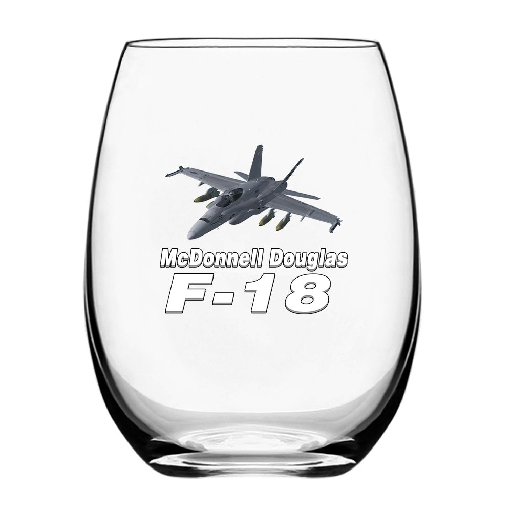 The McDonnell Douglas F18 Designed Beer & Water Glasses