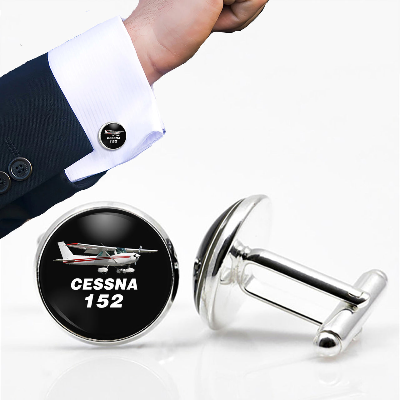 The Cessna 152 Designed Cuff Links