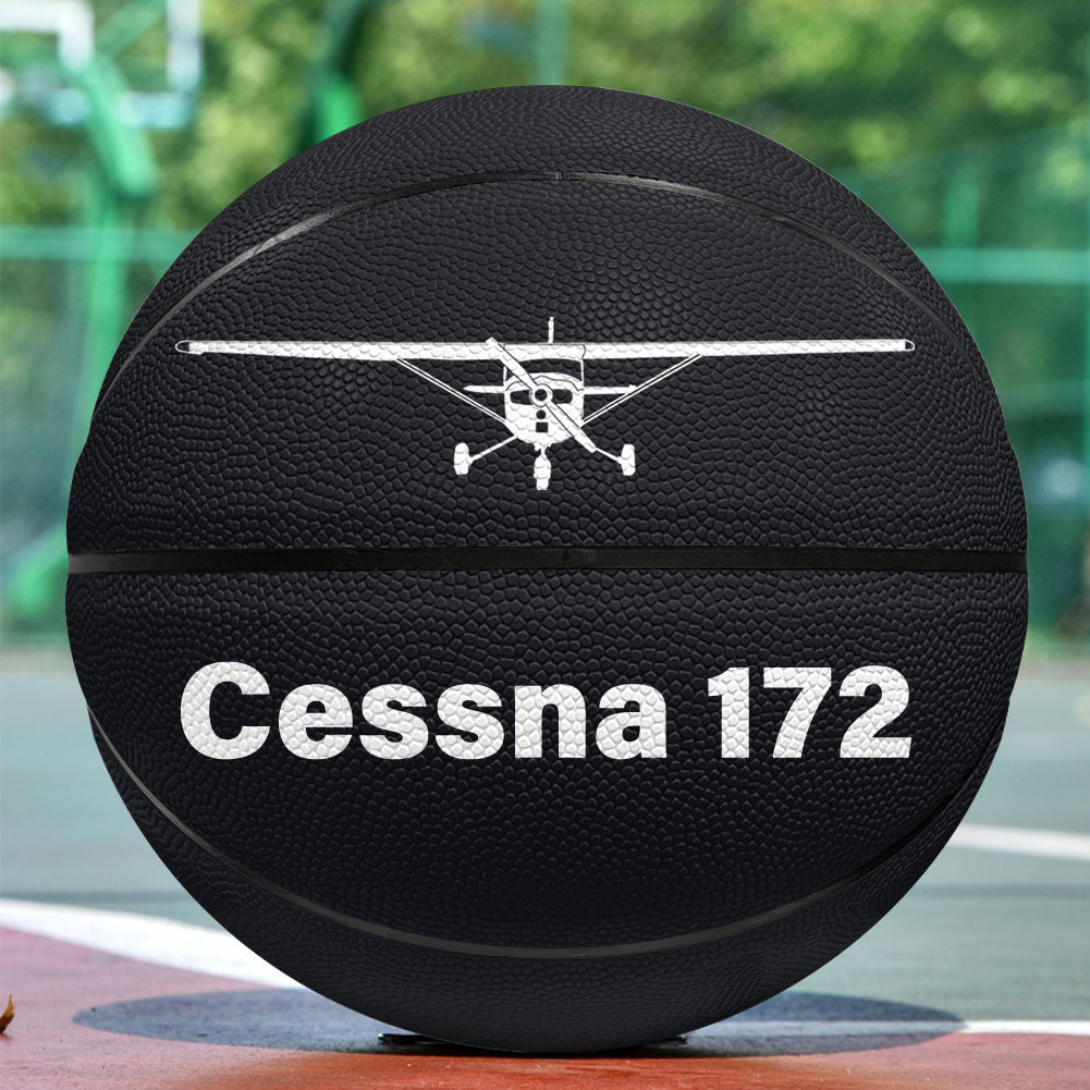 Cessna 172 Silhouette Designed Basketball