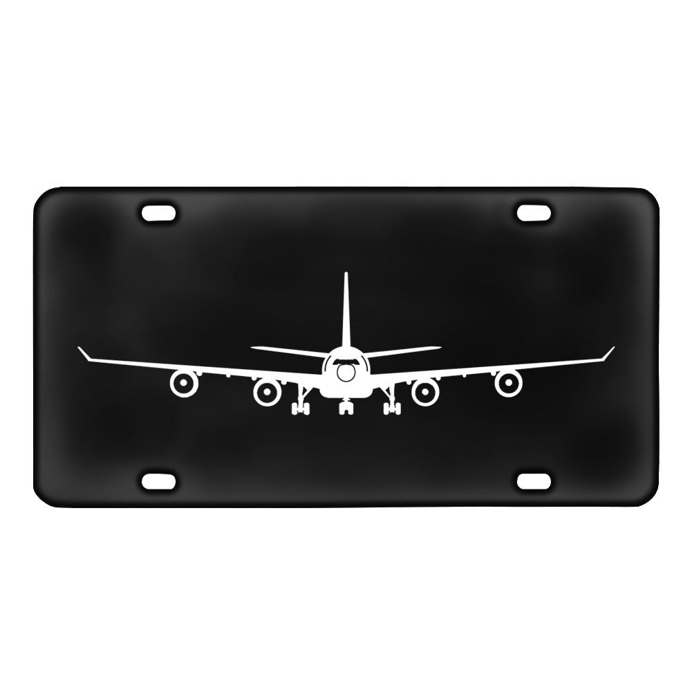 Airbus A340 Silhouette Designed Metal (License) Plates