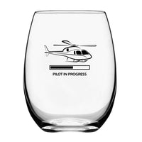 Thumbnail for Pilot In Progress (Helicopter) Designed Beer & Water Glasses