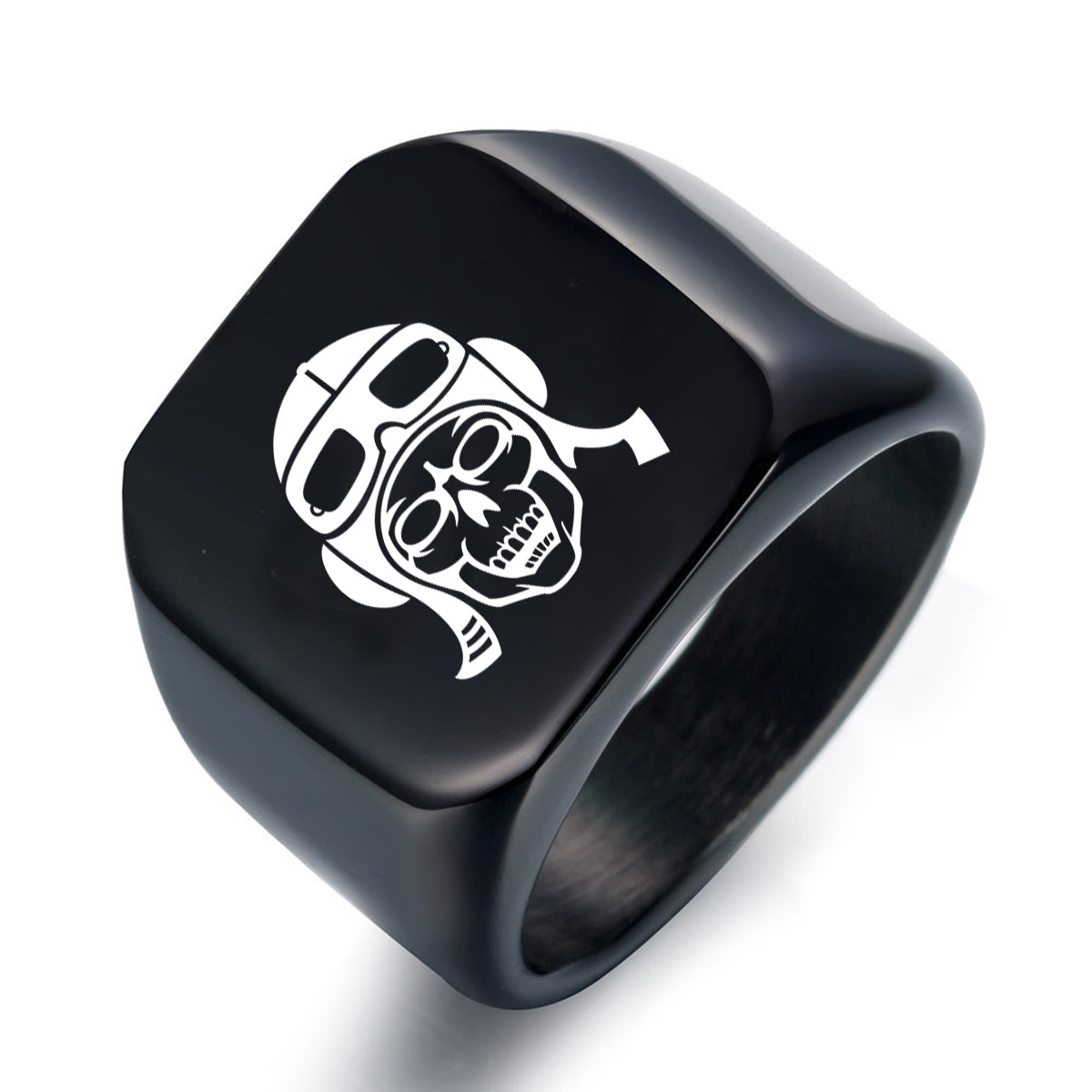 Skeleton Pilot Designed Men Rings