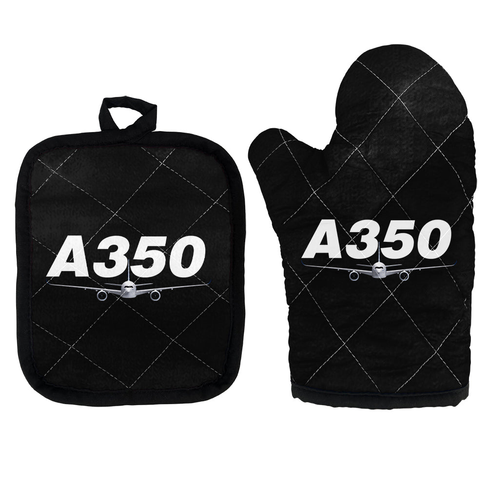 Super Airbus A350 Designed Kitchen Glove & Holder