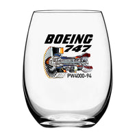 Thumbnail for Boeing 747 & PW4000-94 Engine Designed Beer & Water Glasses