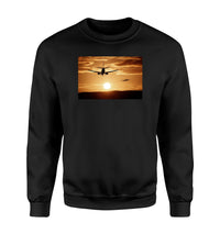 Thumbnail for Two Aeroplanes During Sunset Designed Sweatshirts