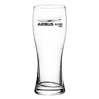 Thumbnail for The Airbus A330neo Designed Pilsner Beer Glasses