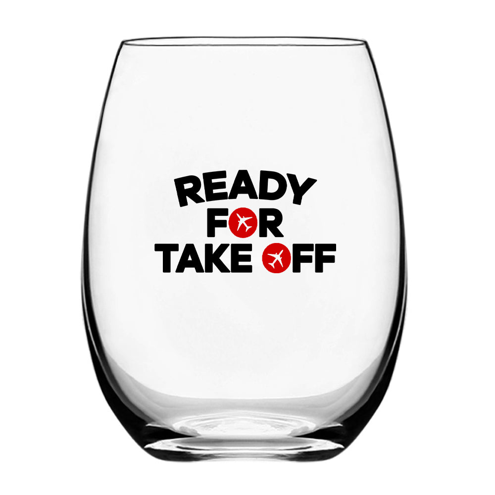 Ready For Takeoff Designed Beer & Water Glasses