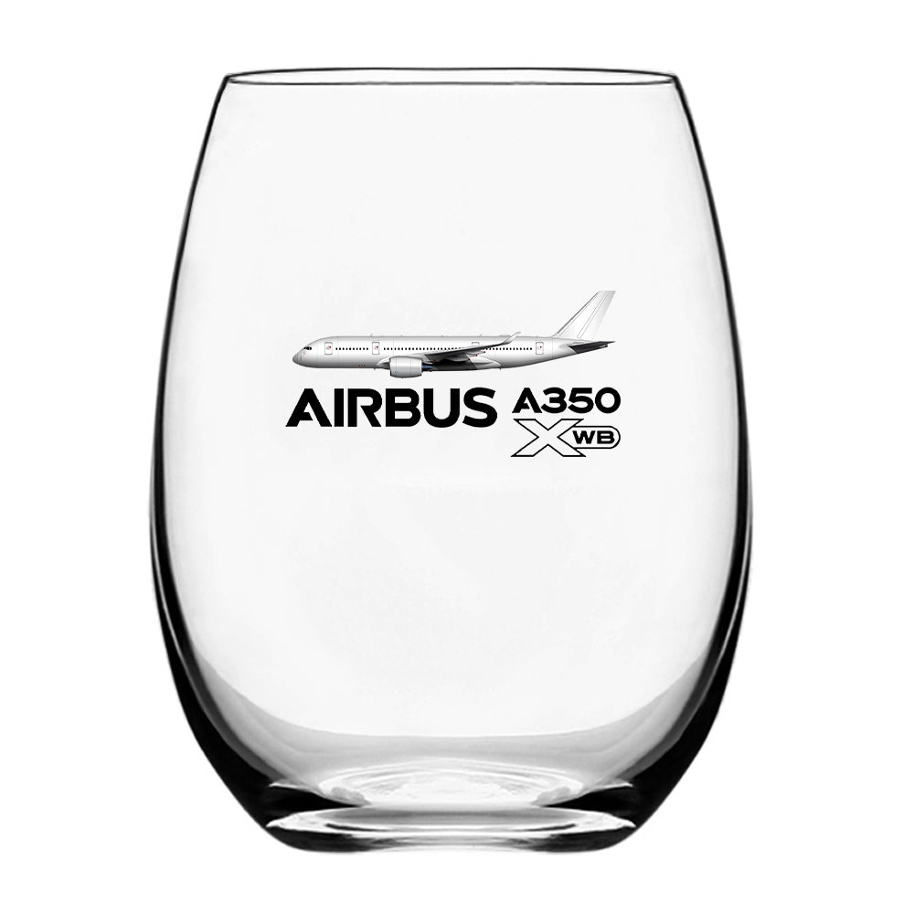 The Airbus A350 WXB Designed Beer & Water Glasses