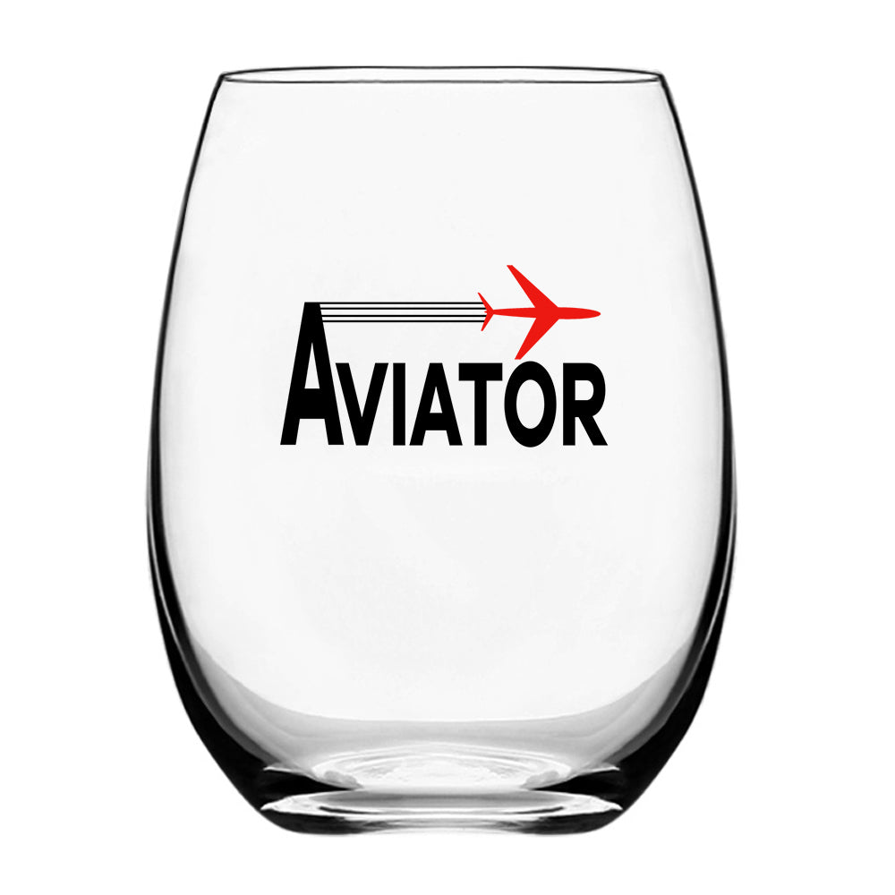 Aviator Designed Beer & Water Glasses