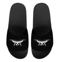 Thumbnail for Drone Silhouette Designed Sport Slippers