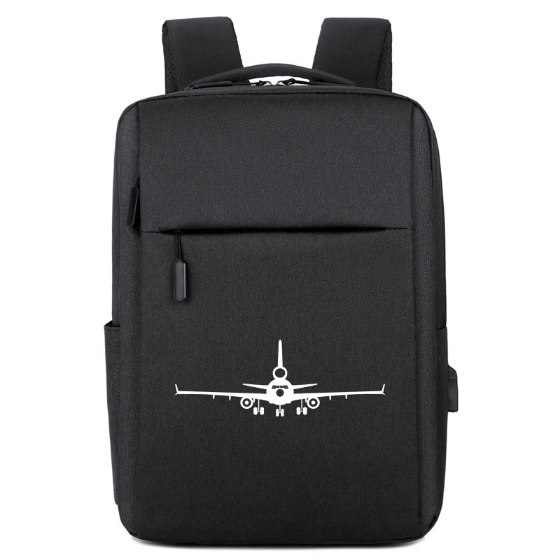 McDonnell Douglas MD-11 Silhouette Plane Designed Super Travel Bags