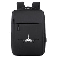 Thumbnail for McDonnell Douglas MD-11 Silhouette Plane Designed Super Travel Bags