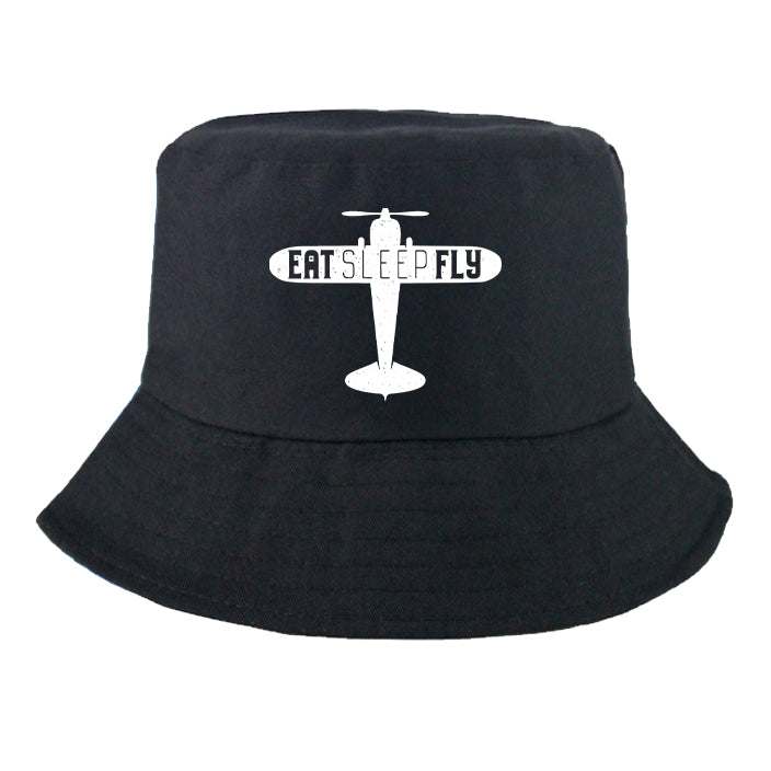 Eat Sleep Fly & Propeller Designed Summer & Stylish Hats