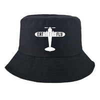 Thumbnail for Eat Sleep Fly & Propeller Designed Summer & Stylish Hats