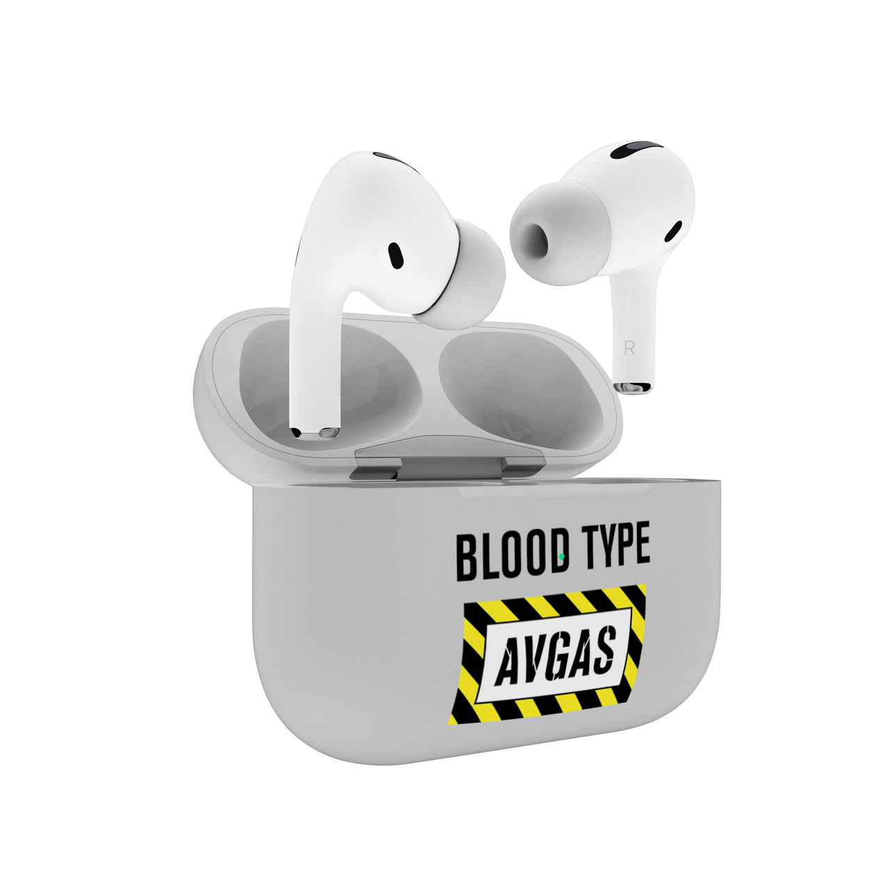 Blood Type AVGAS Designed AirPods "Pro" Cases