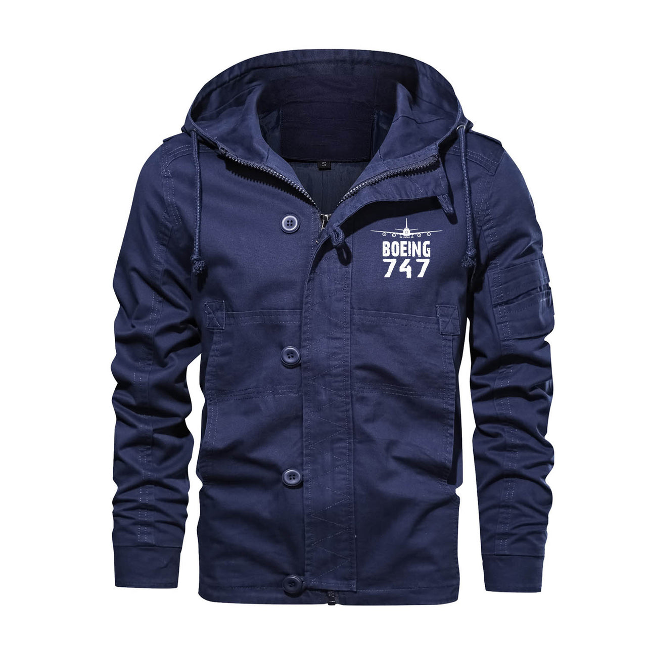 Boeing 747 & Plane Designed Cotton Jackets