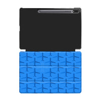 Thumbnail for Blue Seamless Airplanes Designed Samsung Tablet Cases