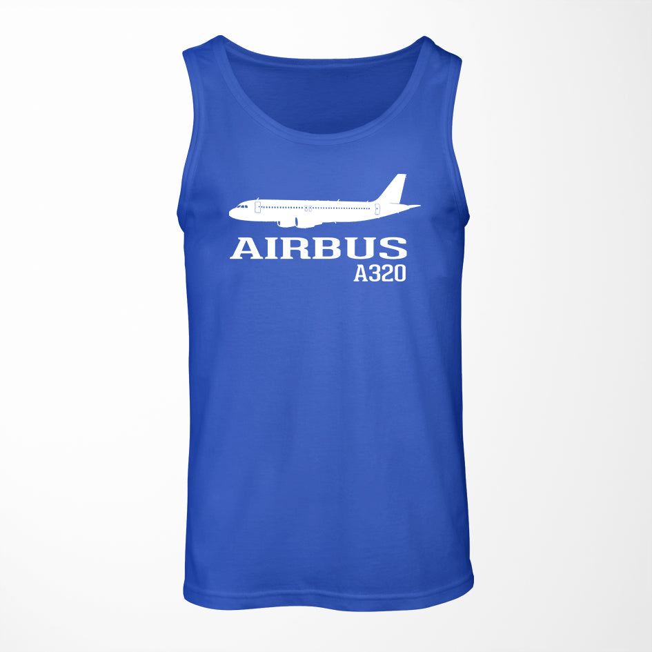 Airbus A320 Printed Designed Tank Tops