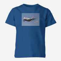 Thumbnail for Landing British Airways A380 Designed Children T-Shirts