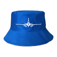 Thumbnail for McDonnell Douglas MD-11 Silhouette Plane Designed Summer & Stylish Hats