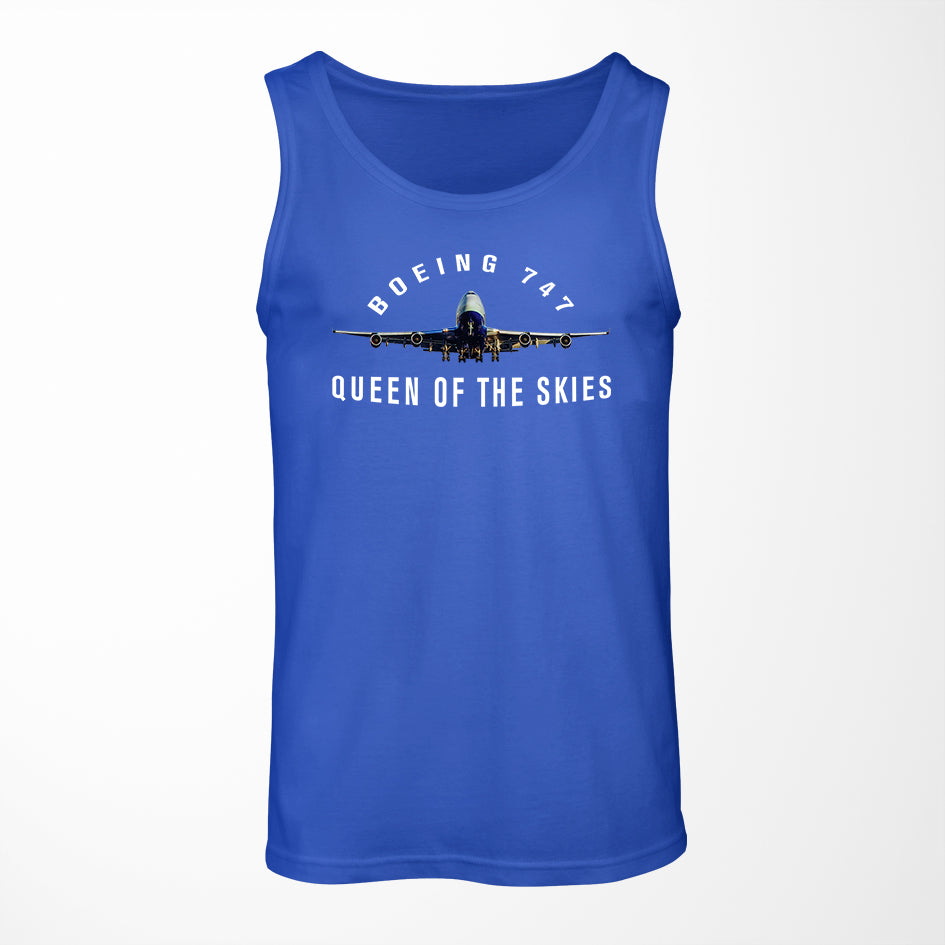 Boeing 747 Queen of the Skies Designed Tank Tops