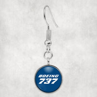 Thumbnail for Boeing 737 & Text Designed Earrings