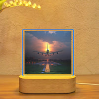 Thumbnail for Super Airbus A380 Landing During Sunset Designed Night Lamp