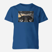 Thumbnail for Boeing 787 Cockpit Designed Children T-Shirts