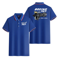 Thumbnail for Boeing 757 & Rolls Royce Engine (RB211) Designed Stylish Polo T-Shirts (Double-Side)