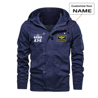 Thumbnail for Airbus A340 & Plane Designed Cotton Jackets