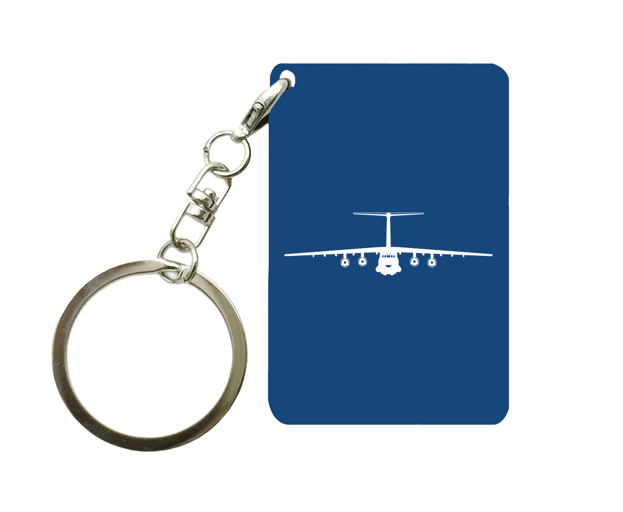 Ilyushin IL-76 Silhouette Designed Key Chains