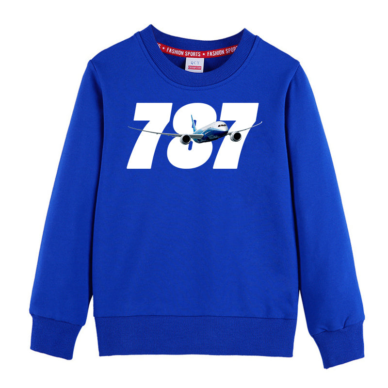 Super Boeing 787 Designed "CHILDREN" Sweatshirts