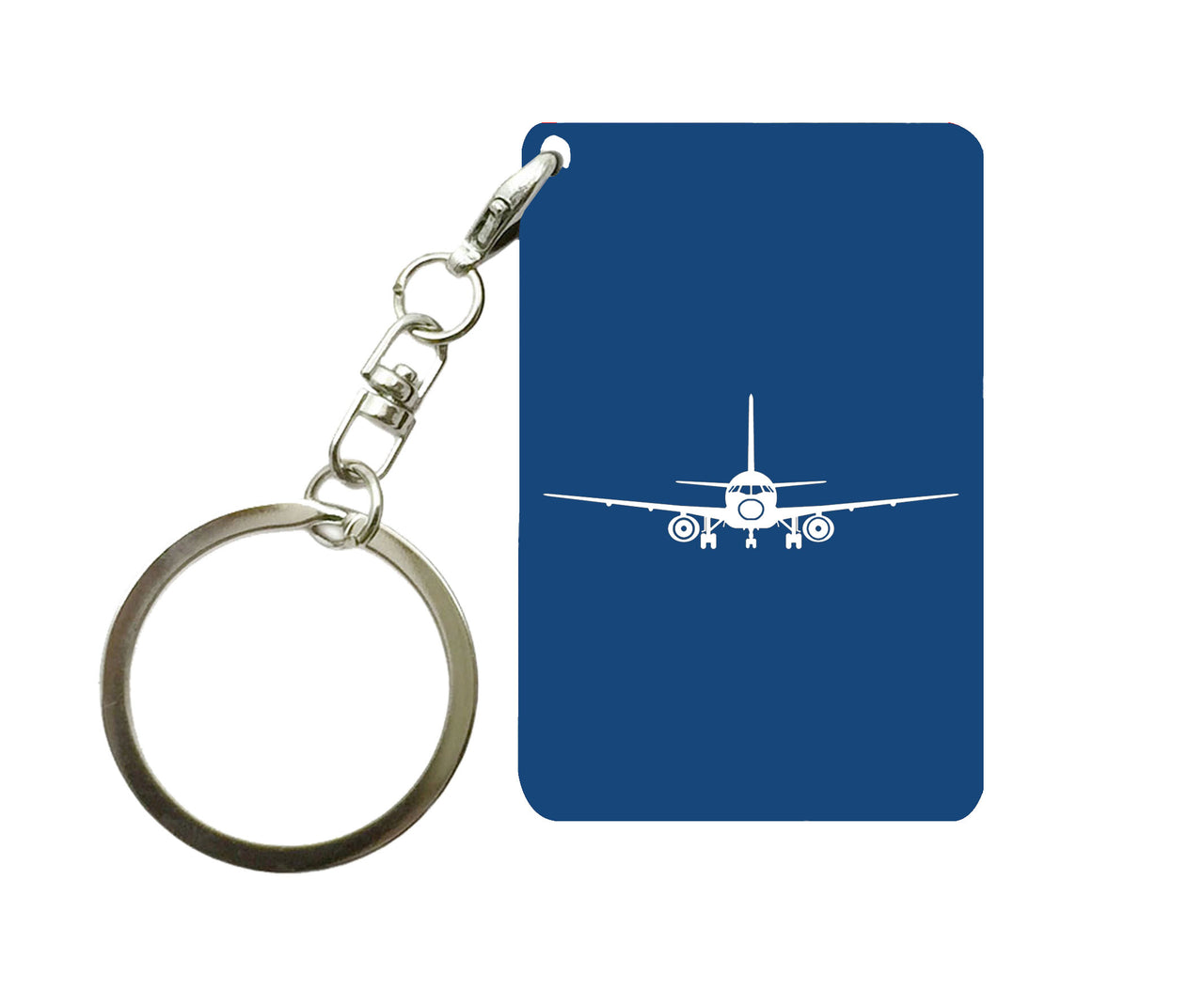 Sukhoi Superjet 100 Silhouette Designed Key Chains