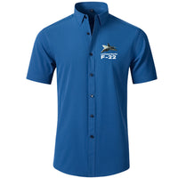 Thumbnail for The Lockheed Martin F22 Designed Short Sleeve Shirts