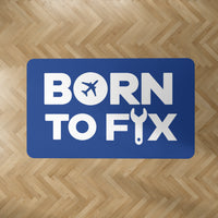 Thumbnail for Born To Fix Airplanes Designed Carpet & Floor Mats