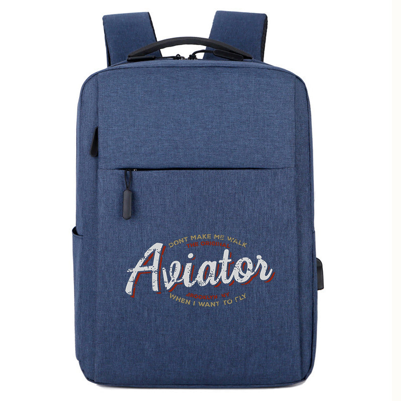 Aviator - Dont Make Me Walk Designed Super Travel Bags