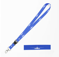 Thumbnail for Boeing 787 Silhouette Designed Detachable Lanyard & ID Holders