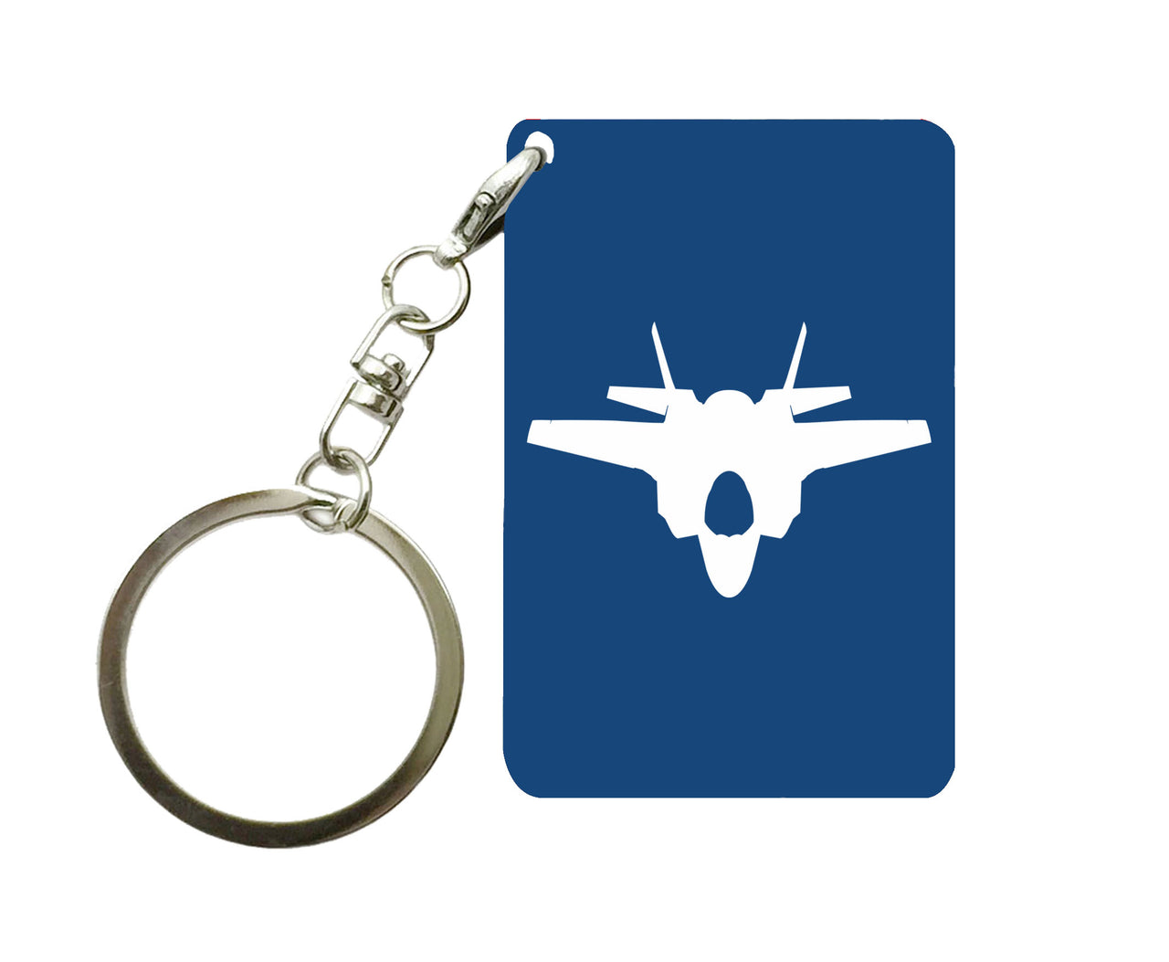 Lockheed Martin F-35 Lightning II Silhouette Designed Key Chains