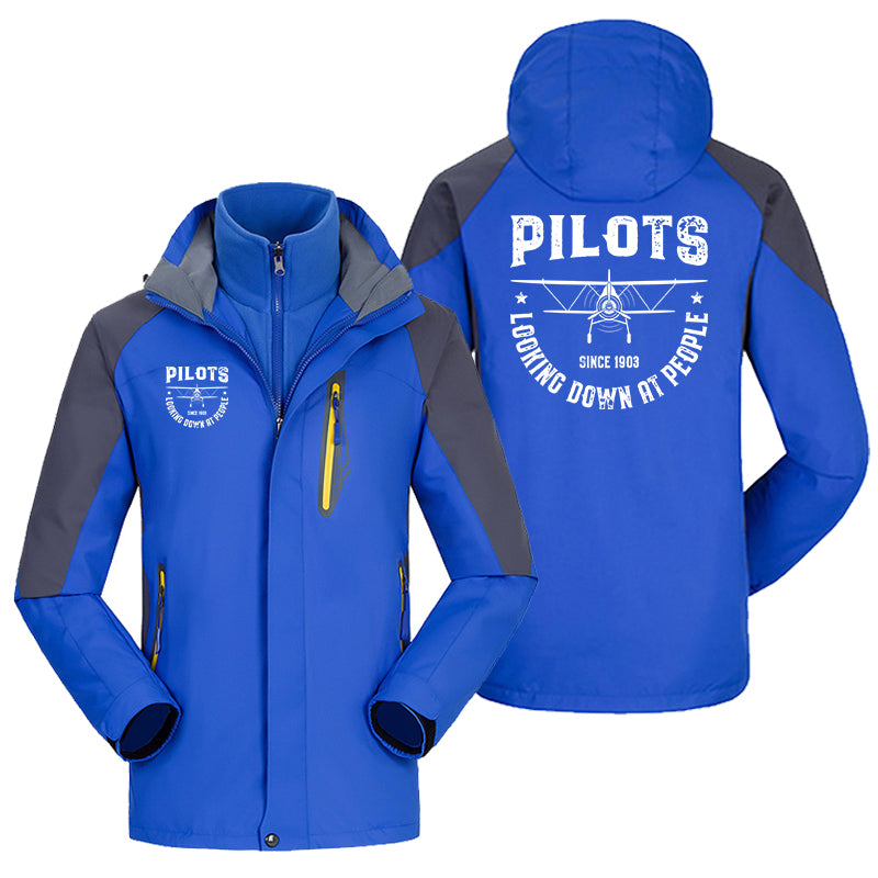 Pilots Looking Down at People Since 1903 Designed Thick Skiing Jackets