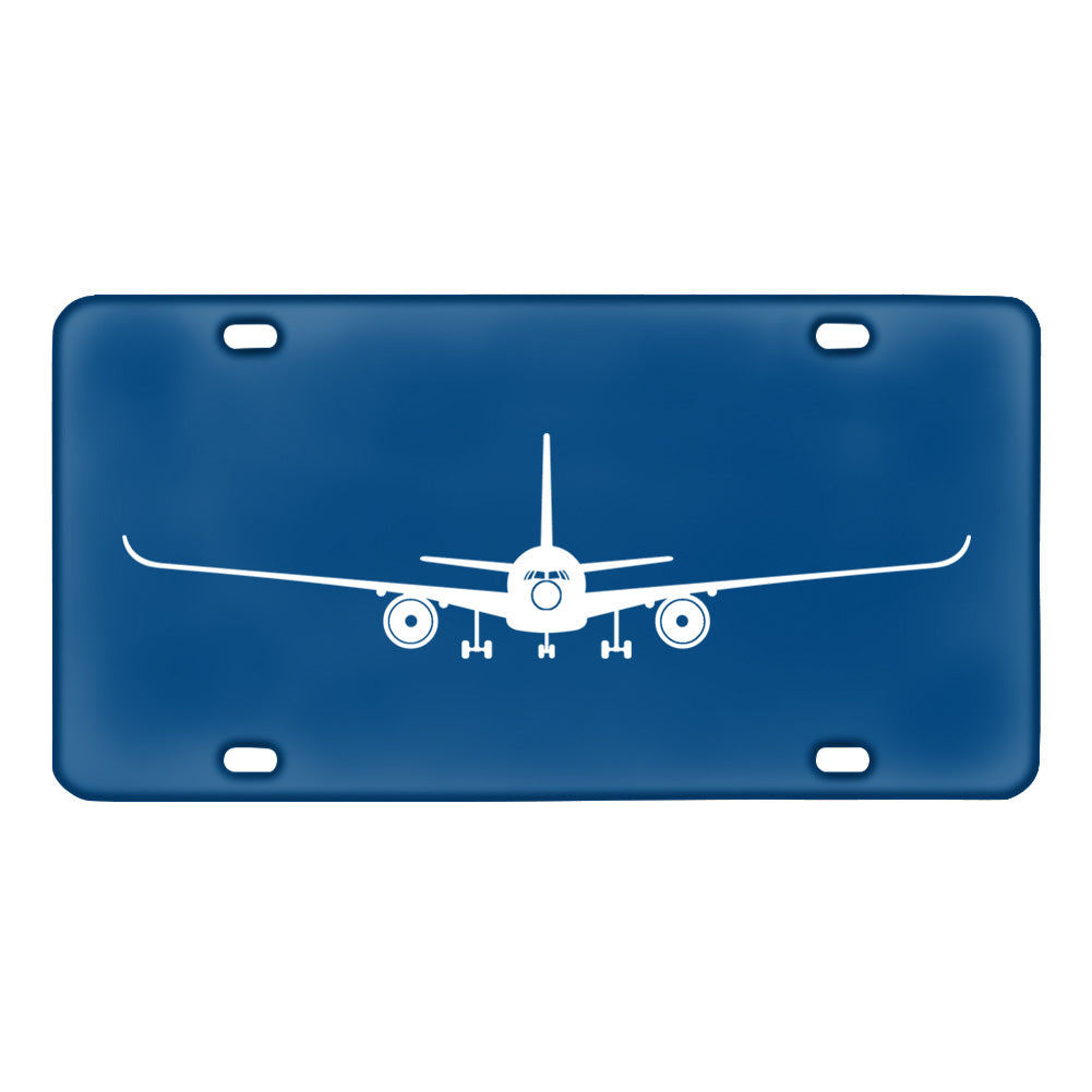 Airbus A350 Silhouette Designed Metal (License) Plates