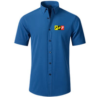 Thumbnail for Flat Colourful 787 Designed Short Sleeve Shirts