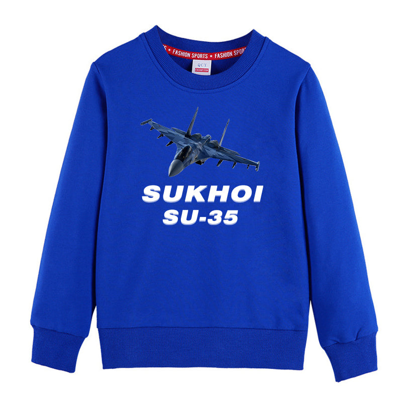 The Sukhoi SU-35 Designed "CHILDREN" Sweatshirts