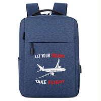 Thumbnail for Let Your Dreams Take Flight Designed Super Travel Bags