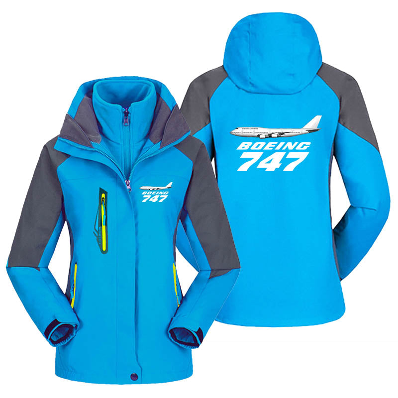 The Boeing 747 Designed Thick "WOMEN" Skiing Jackets