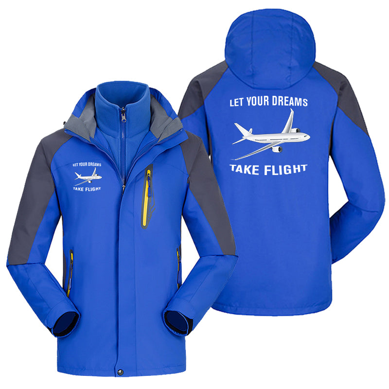 Let Your Dreams Take Flight Designed Thick Skiing Jackets