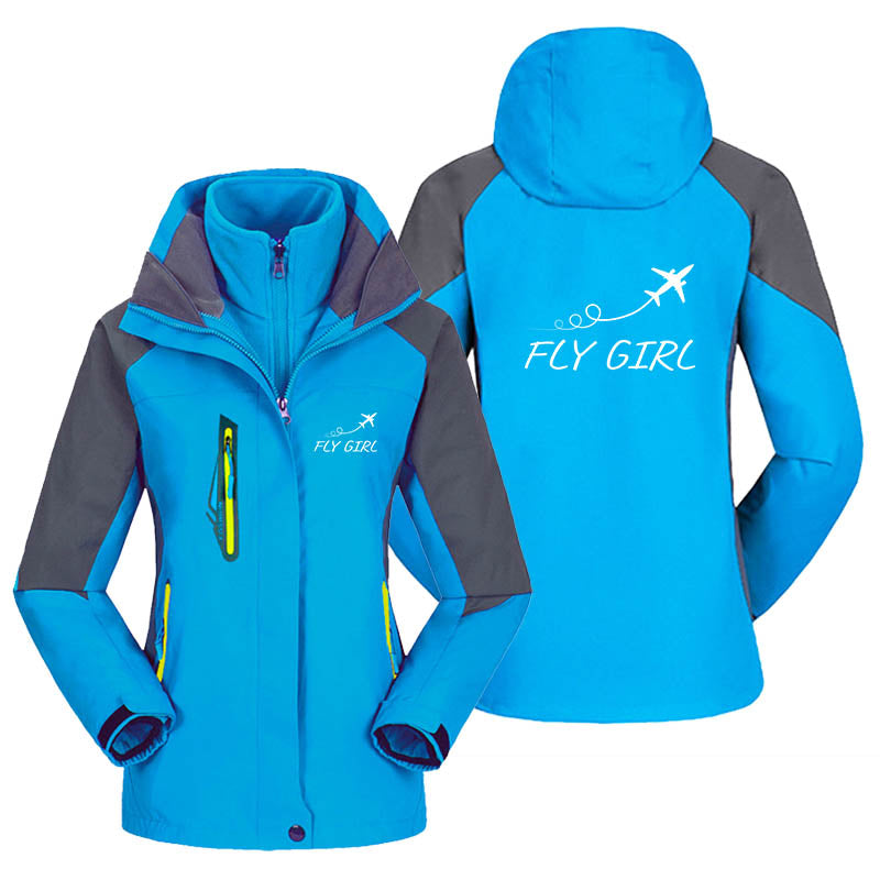 Just Fly It & Fly Girl Designed Thick "WOMEN" Skiing Jackets